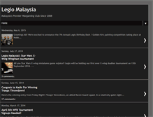 Tablet Screenshot of legiomalaysia.blogspot.com