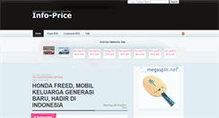 Desktop Screenshot of info-price.blogspot.com