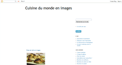 Desktop Screenshot of cuisine-du-monde-en-images.blogspot.com