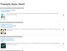 Tablet Screenshot of freestyle-music-world.blogspot.com