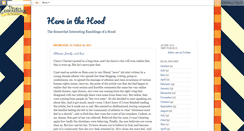 Desktop Screenshot of hereinthehood.blogspot.com