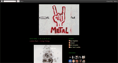 Desktop Screenshot of killingformetal.blogspot.com