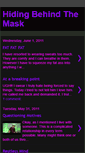 Mobile Screenshot of hidingbehindthemask.blogspot.com