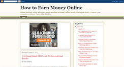 Desktop Screenshot of online-earning-success.blogspot.com