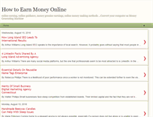 Tablet Screenshot of online-earning-success.blogspot.com