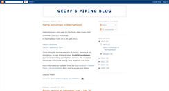 Desktop Screenshot of geoffspipingblog.blogspot.com