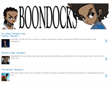 Tablet Screenshot of boondocksbootlegtv.blogspot.com