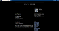 Desktop Screenshot of health-recipe.blogspot.com