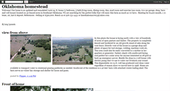 Desktop Screenshot of oklahomahomestead.blogspot.com