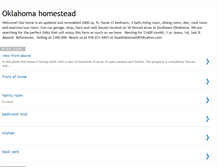 Tablet Screenshot of oklahomahomestead.blogspot.com