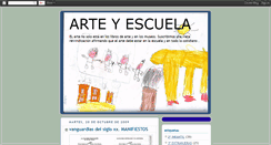 Desktop Screenshot of escuelayarte.blogspot.com