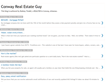 Tablet Screenshot of conwayrealestateguy.blogspot.com