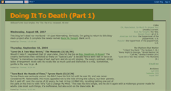 Desktop Screenshot of doingittodeath.blogspot.com