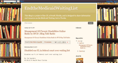 Desktop Screenshot of endthemedicaidwaitinglist.blogspot.com
