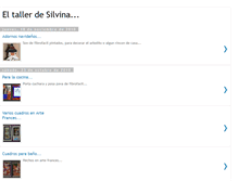 Tablet Screenshot of eltallerdesilvina.blogspot.com