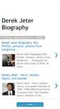 Mobile Screenshot of biography-derek-jeter.blogspot.com