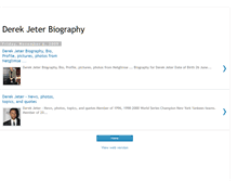 Tablet Screenshot of biography-derek-jeter.blogspot.com