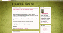 Desktop Screenshot of beingmumbeingme.blogspot.com