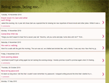 Tablet Screenshot of beingmumbeingme.blogspot.com