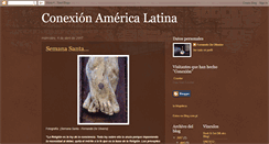 Desktop Screenshot of conexionamericalatina.blogspot.com