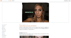 Desktop Screenshot of makeuplovexo.blogspot.com