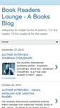 Mobile Screenshot of bookreaderslounge.blogspot.com