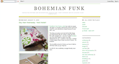 Desktop Screenshot of bohemianfunky.blogspot.com