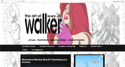 Desktop Screenshot of idwalkerart.blogspot.com