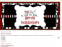 Tablet Screenshot of gerdshobbyloft.blogspot.com