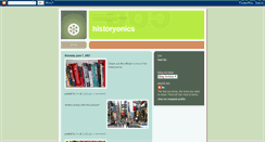 Desktop Screenshot of historyonics-bs.blogspot.com