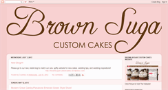 Desktop Screenshot of brownsugarcustomcakes.blogspot.com