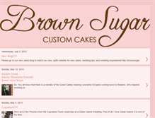 Tablet Screenshot of brownsugarcustomcakes.blogspot.com