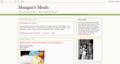 Desktop Screenshot of meagansmeals.blogspot.com