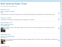 Tablet Screenshot of boldventuresradio.blogspot.com