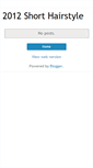 Mobile Screenshot of 2012shorthairstyle.blogspot.com