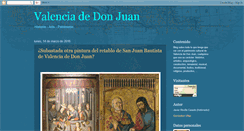 Desktop Screenshot of historiavalenciadedonjuan.blogspot.com