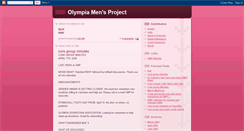 Desktop Screenshot of olympiamensproject.blogspot.com