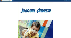 Desktop Screenshot of joaquinandrew.blogspot.com