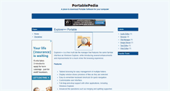 Desktop Screenshot of portablepedia.blogspot.com