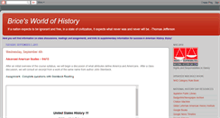 Desktop Screenshot of bricesworldofhistory.blogspot.com