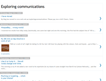 Tablet Screenshot of exploringcomms.blogspot.com