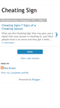 Mobile Screenshot of cheatingsignspouse.blogspot.com