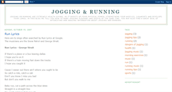 Desktop Screenshot of jogging-running.blogspot.com