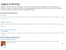 Tablet Screenshot of jogging-running.blogspot.com