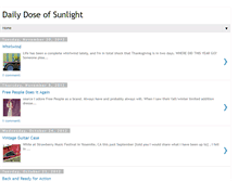 Tablet Screenshot of dailydoseofsunlight.blogspot.com