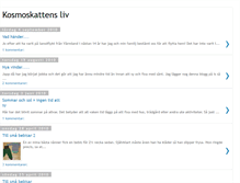 Tablet Screenshot of kosmoskattensliv.blogspot.com