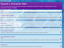 Tablet Screenshot of deporteanimacion.blogspot.com