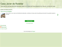 Tablet Screenshot of casaruraljavierodellar.blogspot.com