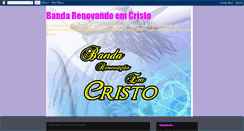 Desktop Screenshot of bandarenovandoemcristo.blogspot.com