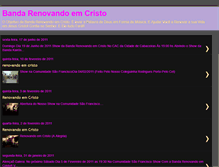 Tablet Screenshot of bandarenovandoemcristo.blogspot.com